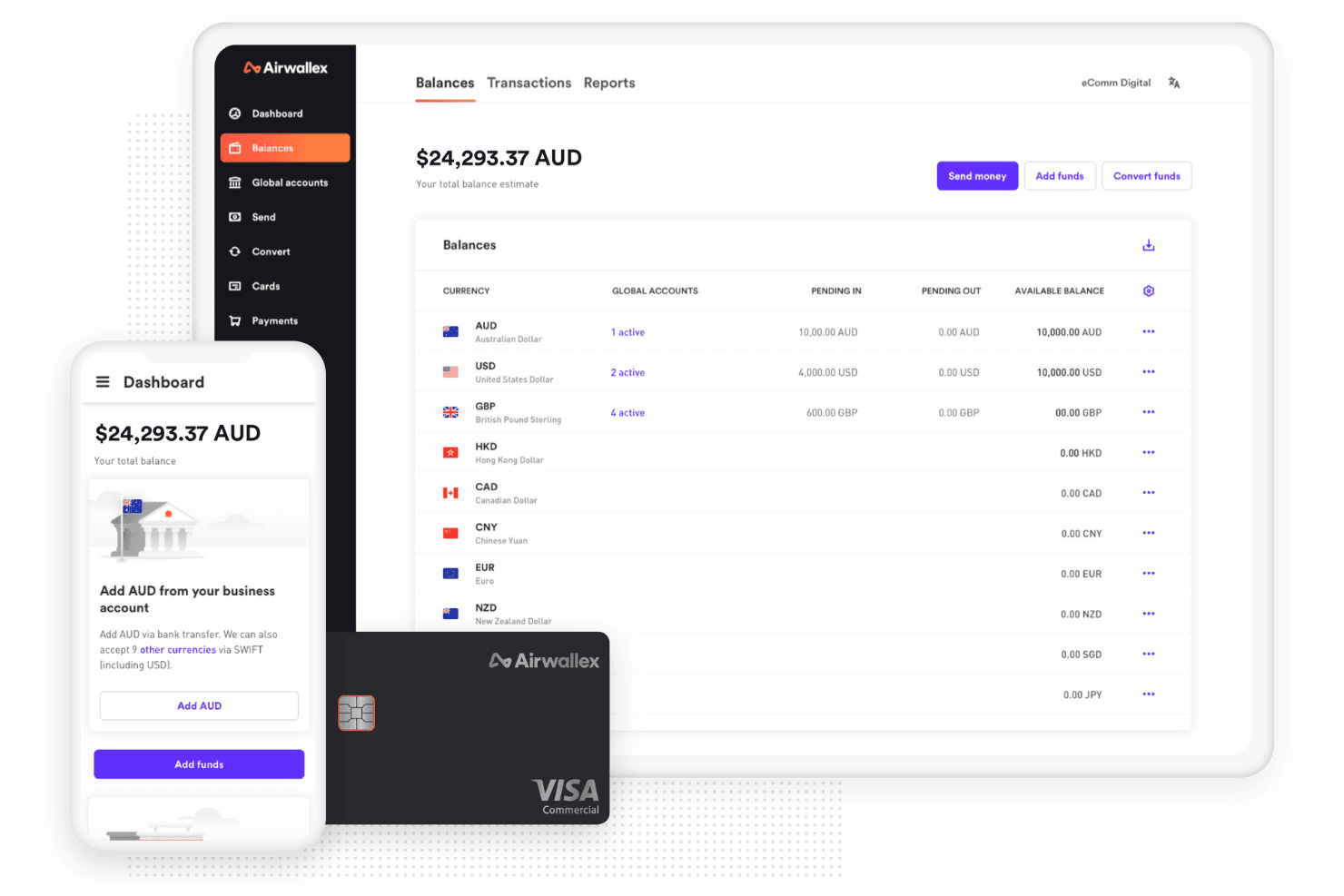 Airwallex is a global fintech platform for cross-border payments, FX, and multi-currency business banking.
