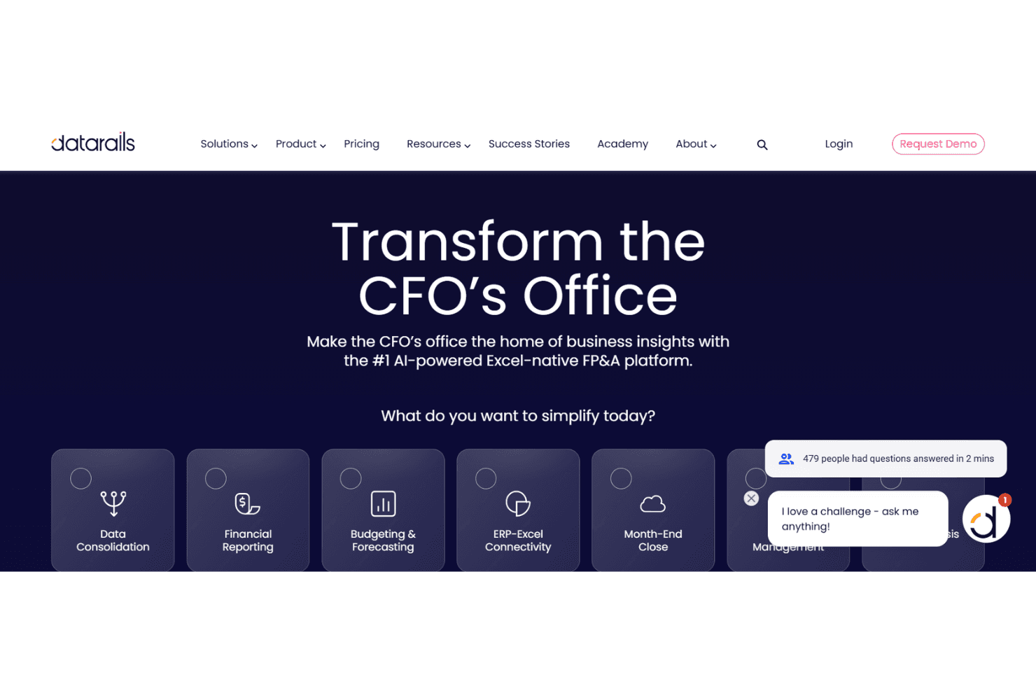 Datarails automates financial planning and reporting through spreadsheet integration.