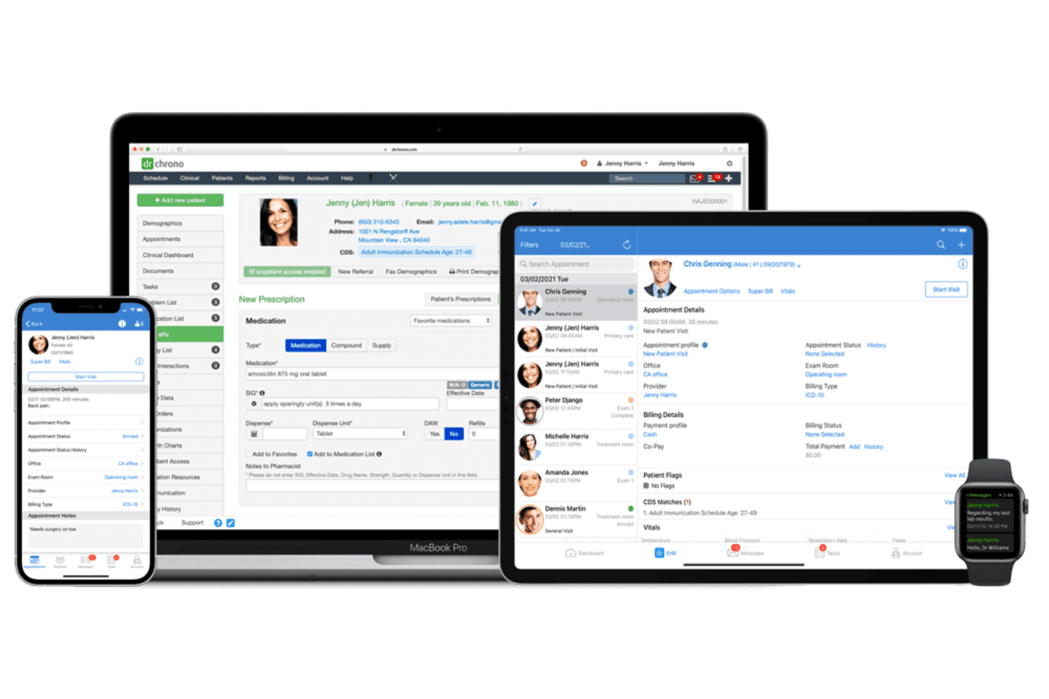 DrChrono combines EHR and billing to streamline care, compliance, and finances.