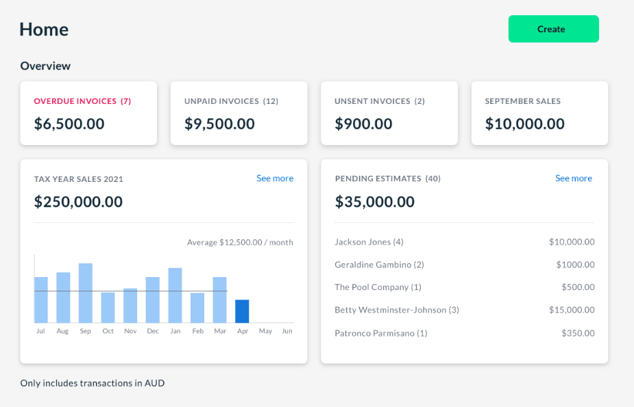 Invoice2go is an invoicing app for creating, sending, tracking invoices and payments.