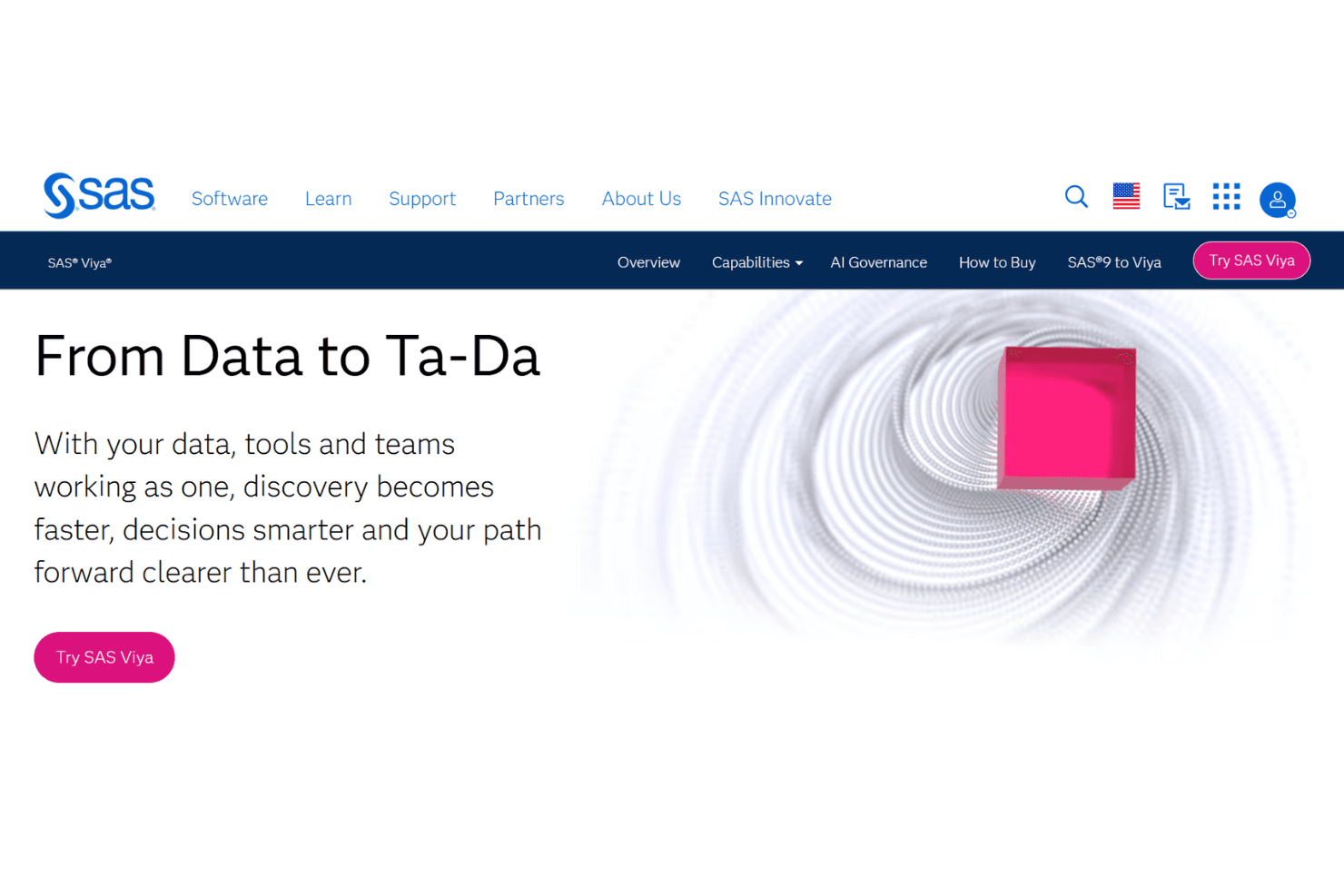 SAS Viya delivers scalable, advanced analytics for large, data-driven enterprises.