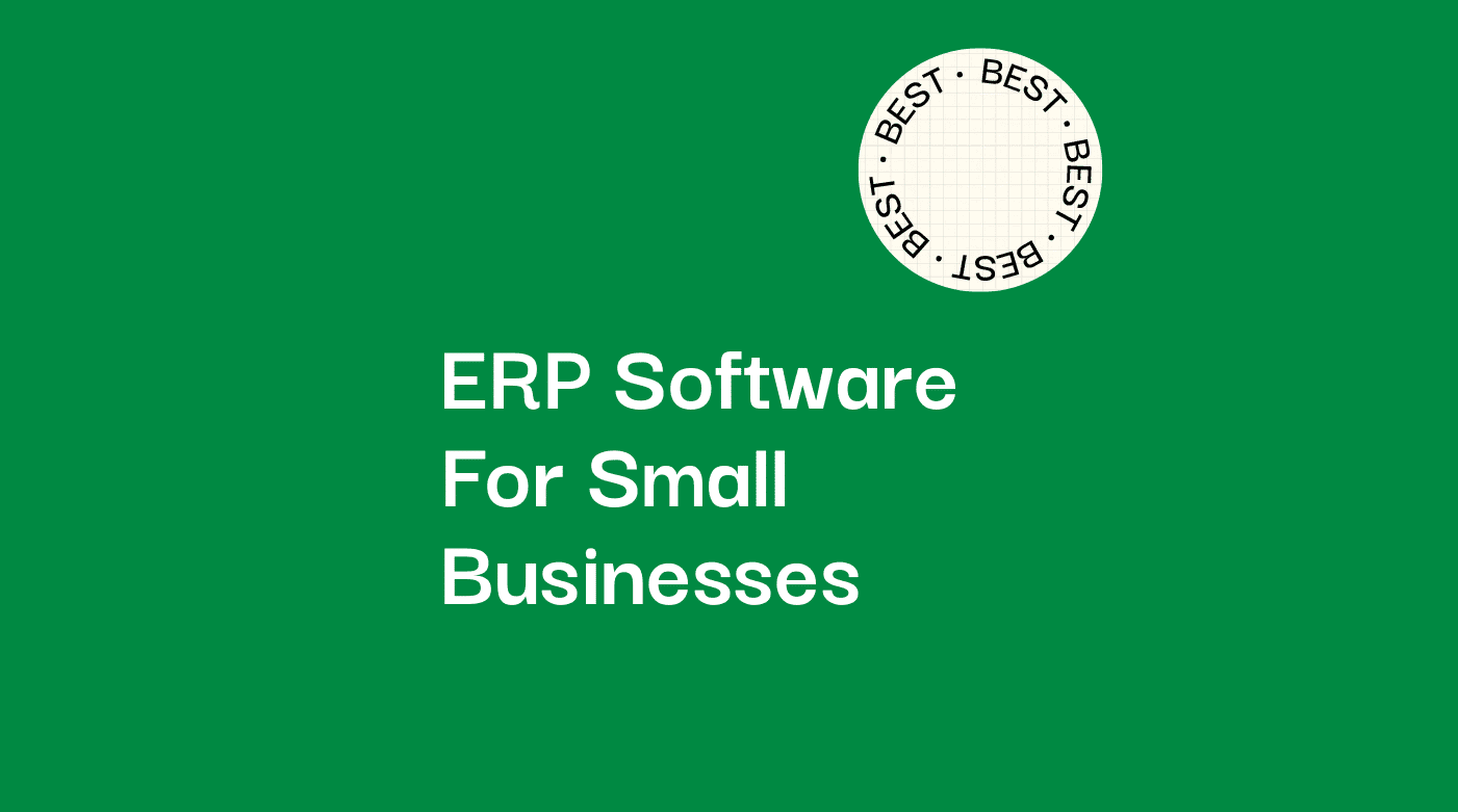 Erp software for small businesses best tools