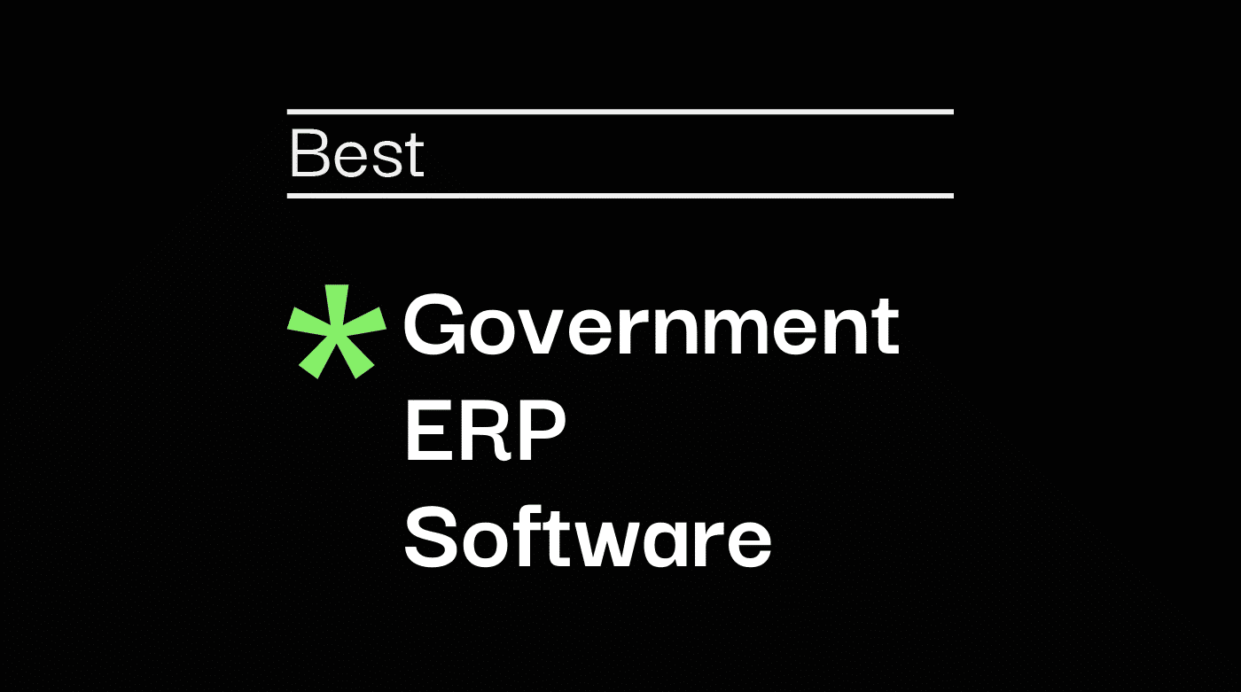 Government erp software best tools