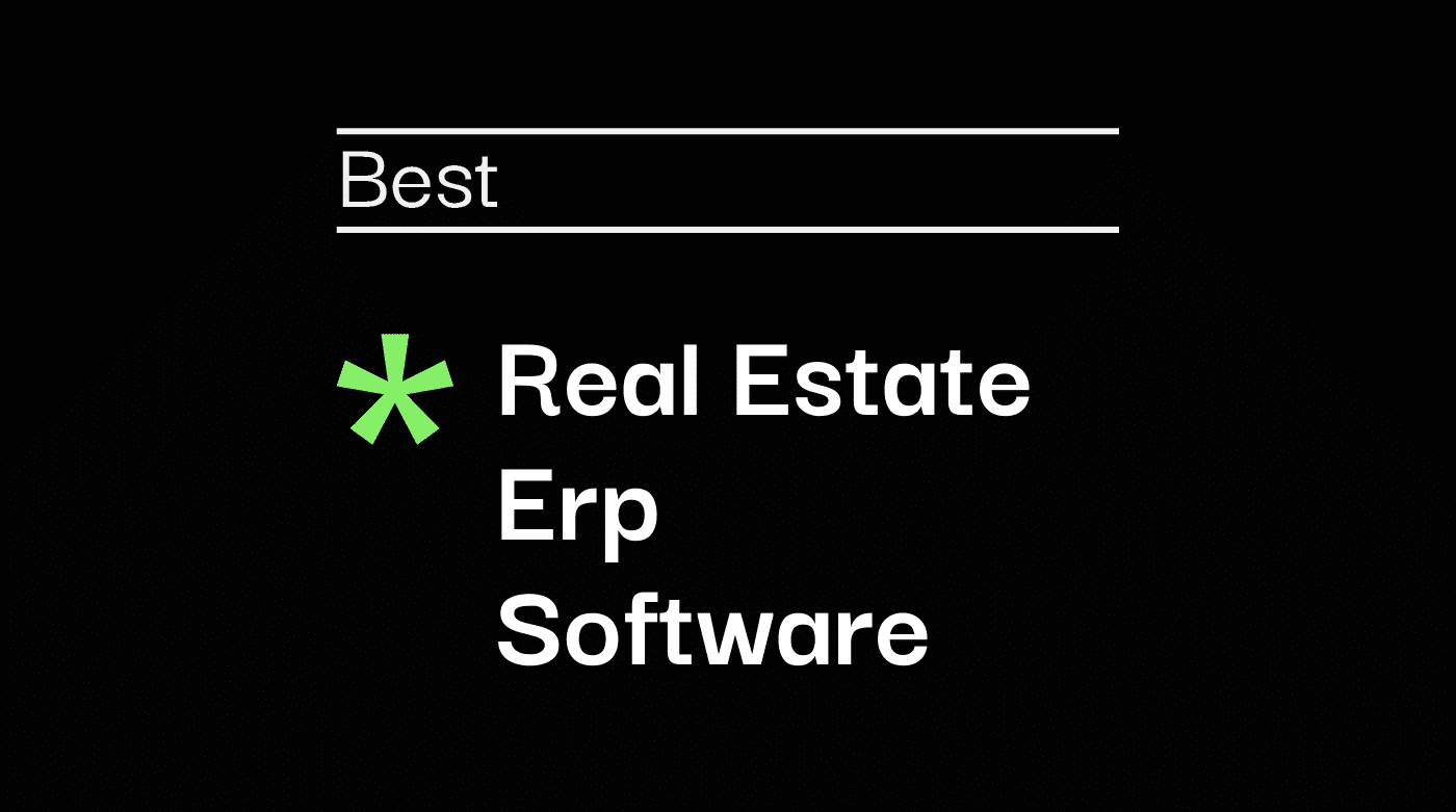 Real estate erp software best tools