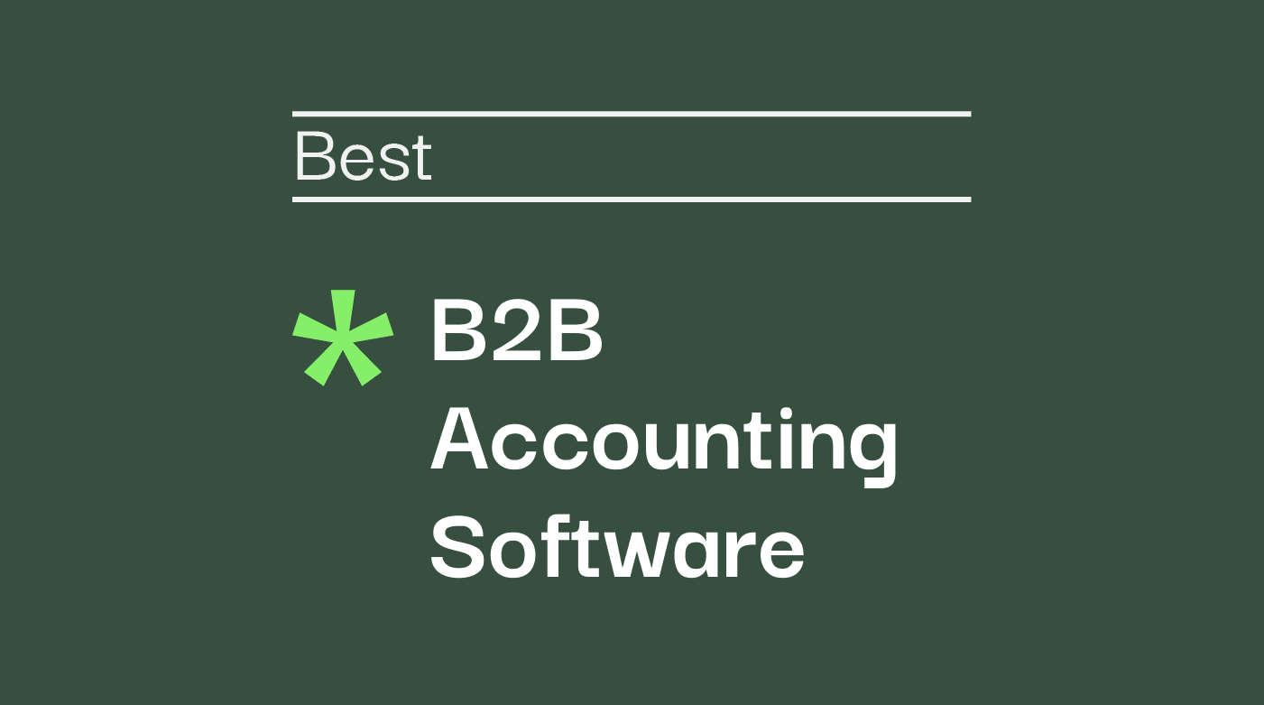 B2b accounting software best tools
