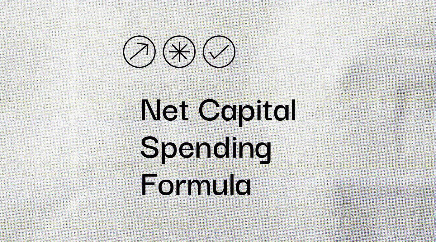 Net capital spending formula standard editorial post