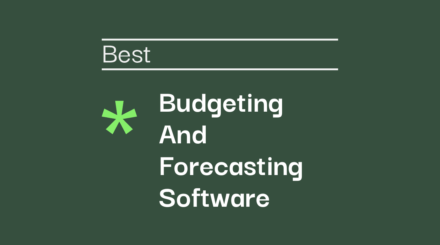Budgeting and forecasting software best tools 97949