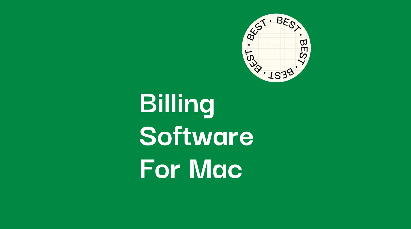 Billing software for mac best tools 24362