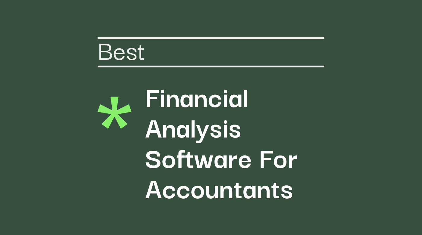 Financial analysis software for accountants best tools 99927