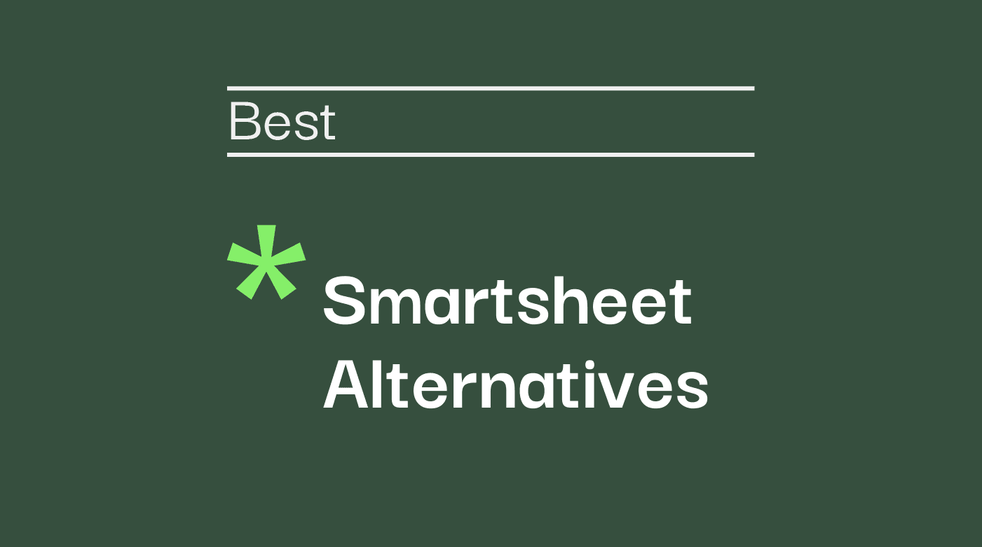 Smartsheet alternatives best tools 06412