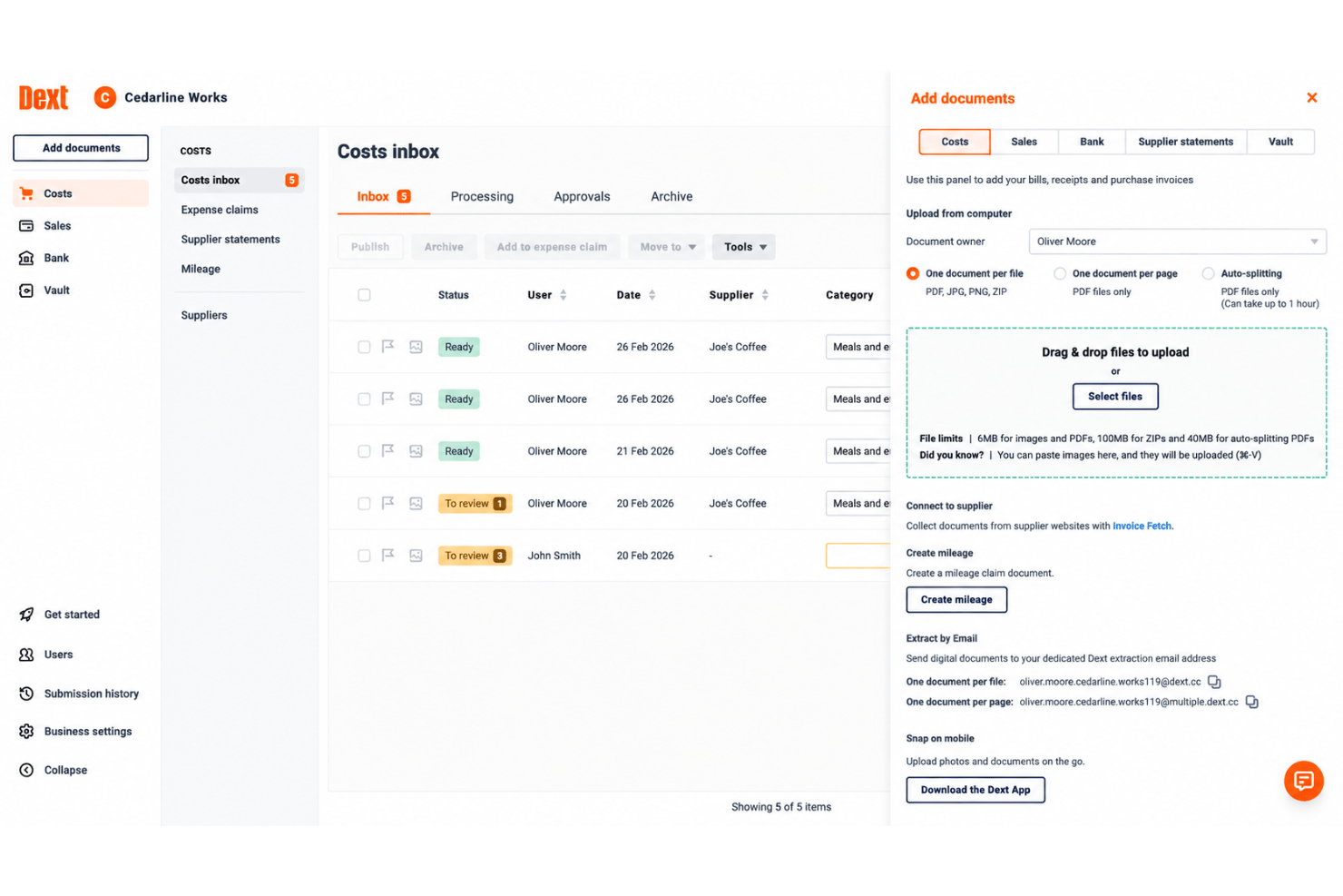 screenshot - Avis sur Dext 2026 : Avantages, Inconvénients, Fonctionnalités et Guide Actuel des Tarifs