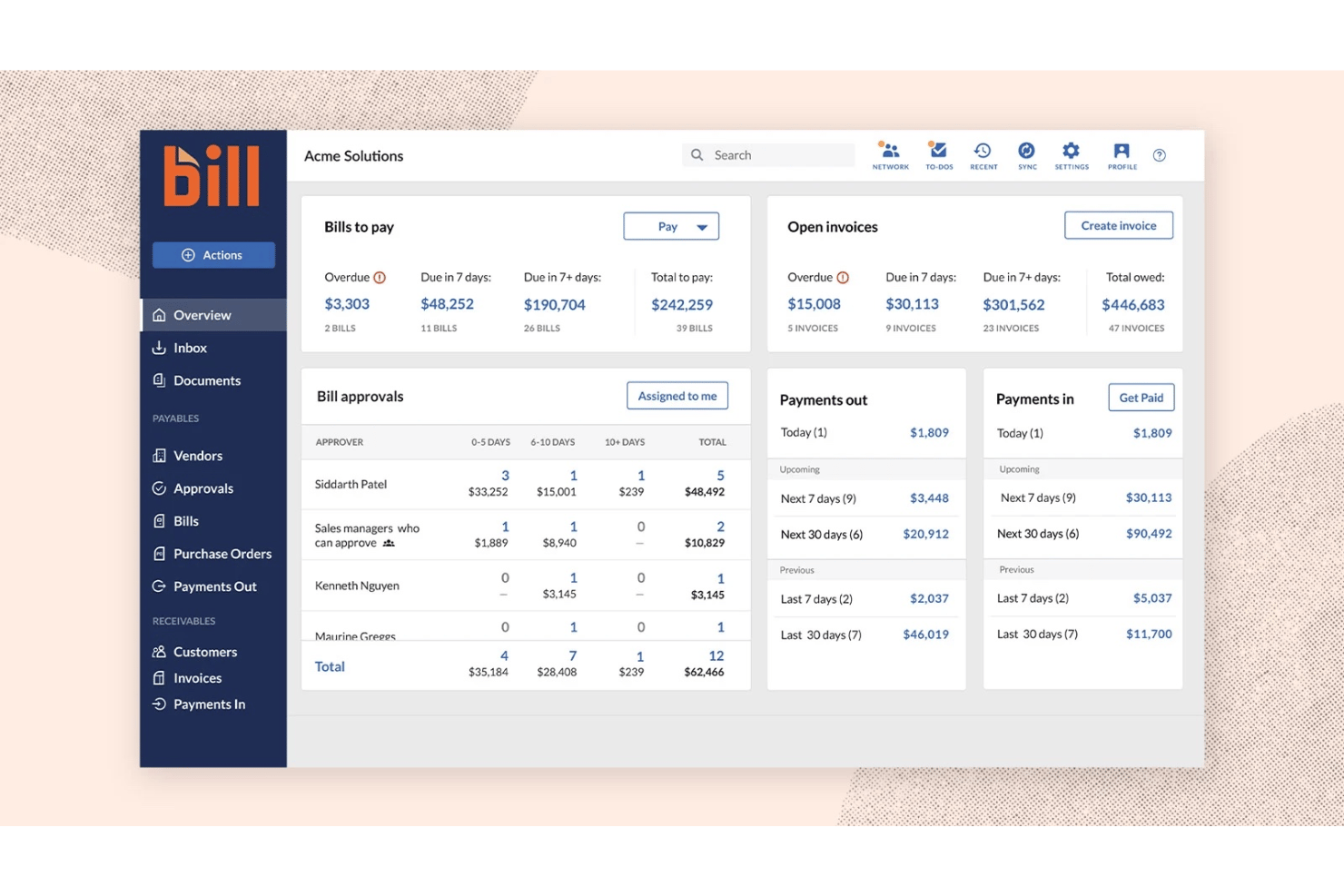 screenshot - BILL Review: Pros, Cons, Features and Pricing Explained