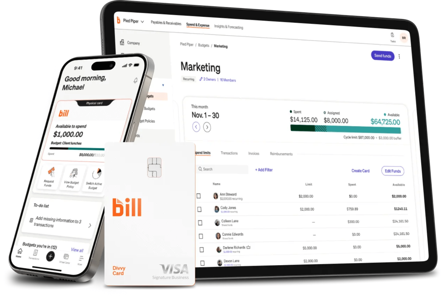 screenshot - BILL Review: Pros, Cons, Features and Pricing Explained