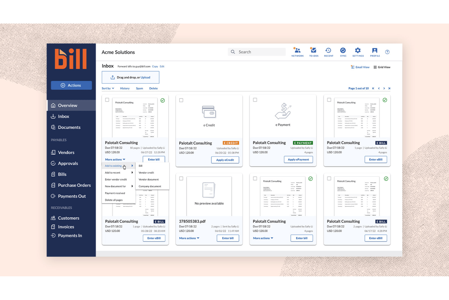 screenshot - BILL Review: Pros, Cons, Features and Pricing Explained