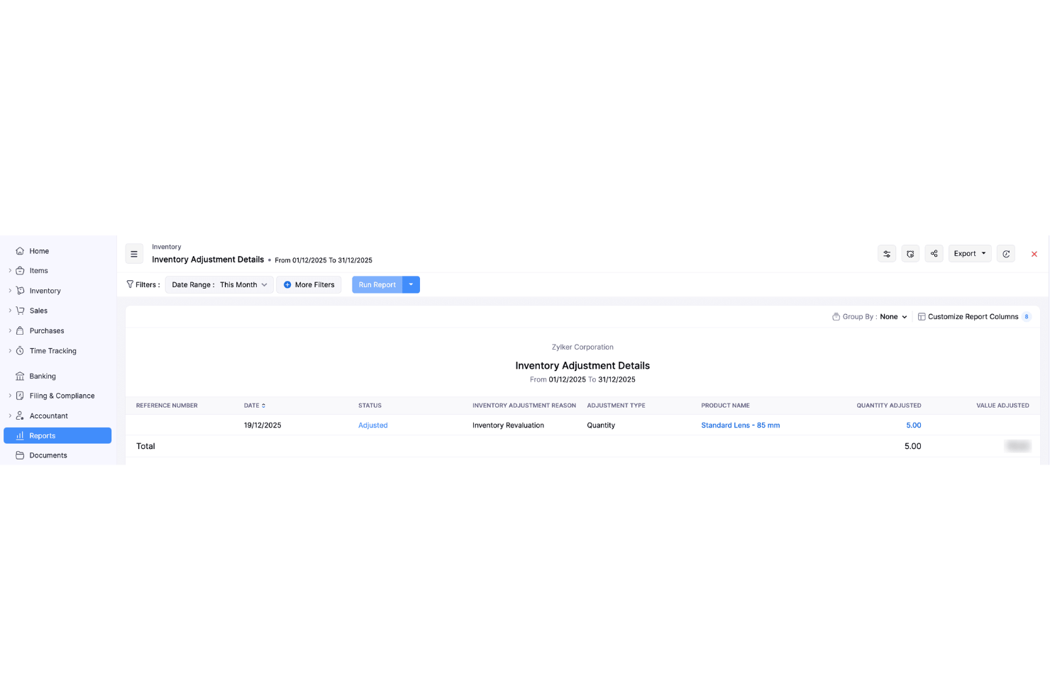 screenshot - Zoho Books Review 2026: Pros, Cons, Features and Pricing