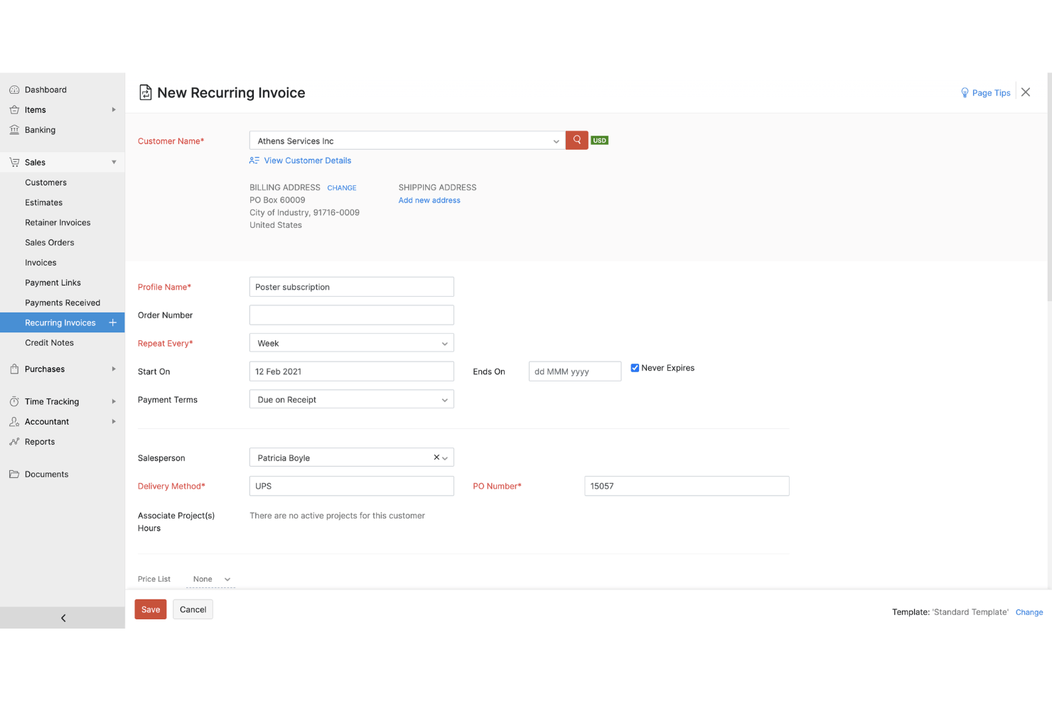 screenshot - Zoho Books Review 2026: Pros, Cons, Features and Pricing