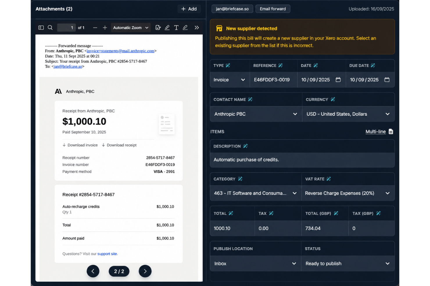 screenshot - Briefcase Review 2026 : Features, Pricing, Pros and Cons Explained