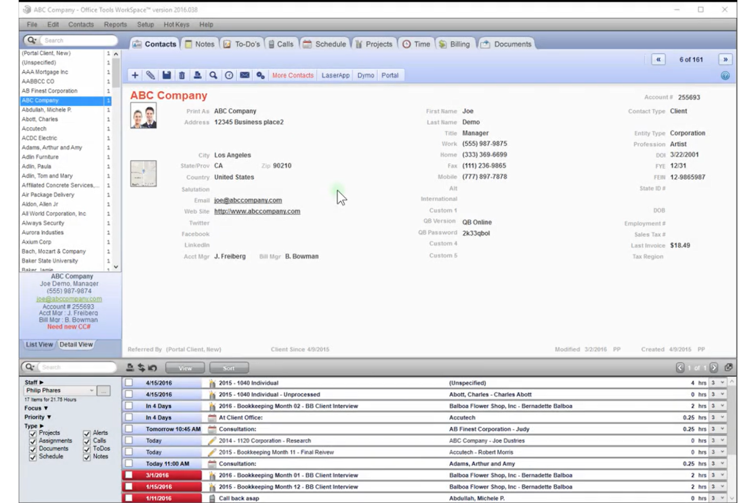 OfficeTools WorkSpace streamlines invoicing, payments, and billing workflows.