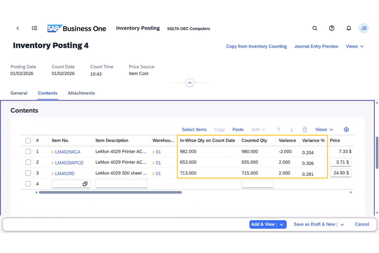 screenshot - SAP Business One Review 2026: Pros, Cons, Features, and Pricing