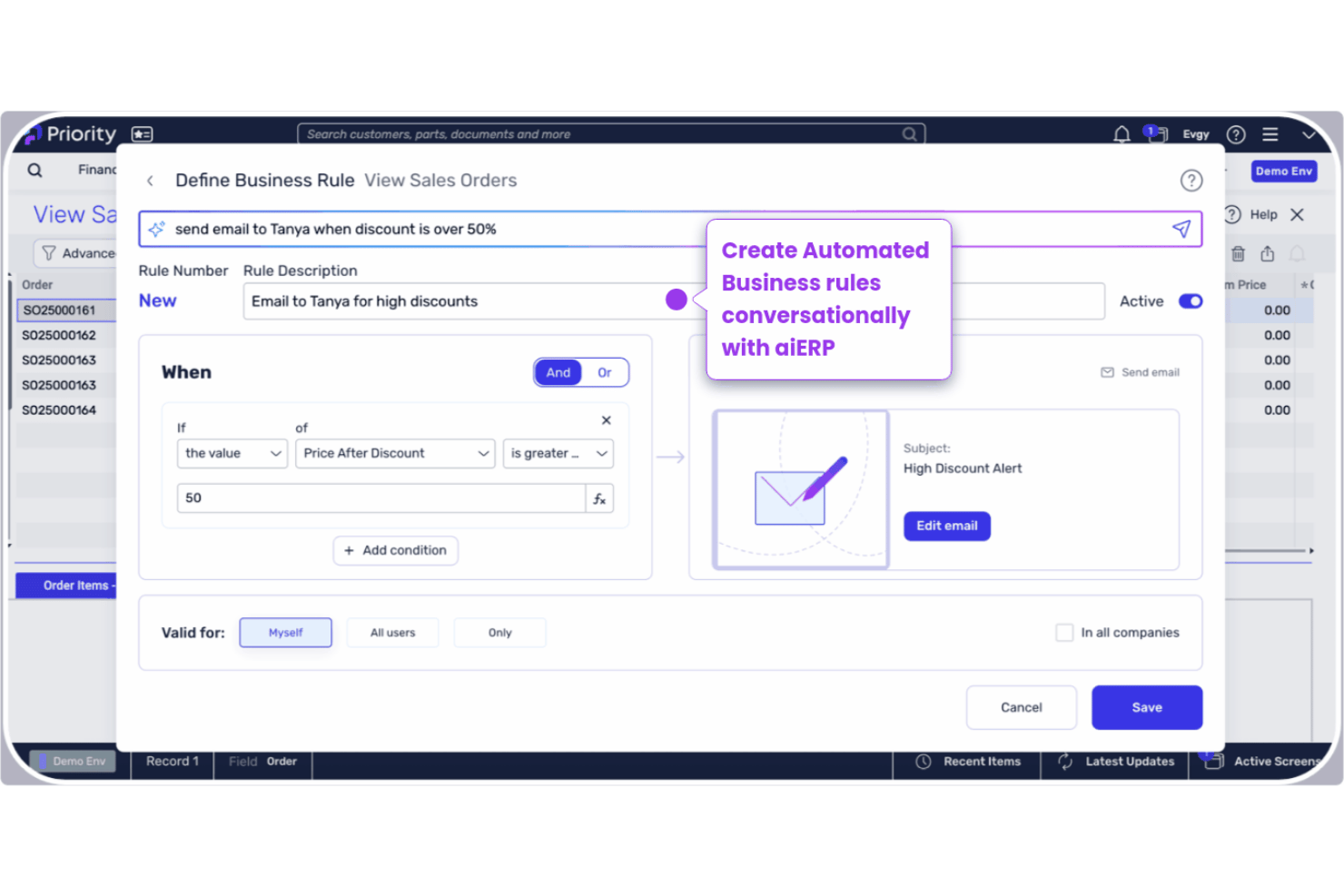 screenshot - Priority ERP Review: Pros, Cons, Features, and Pricing Overview