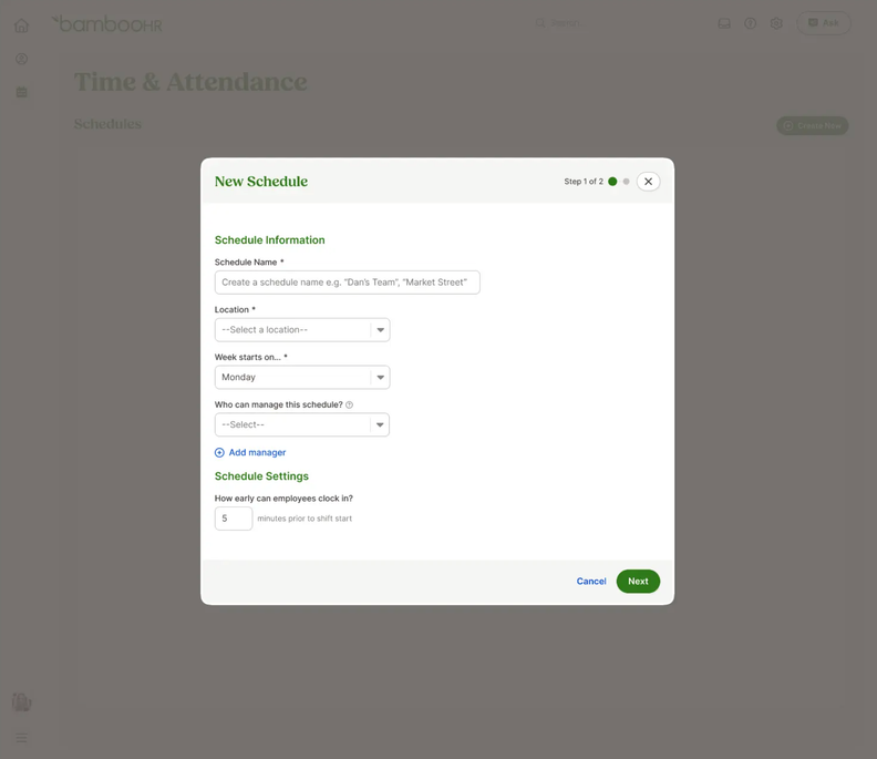 BambooHR Introduces Shift Scheduling in Time and Attendance