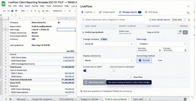 screenshot - LiveFlow FP&A Software Review: Expert Opinion for 2026