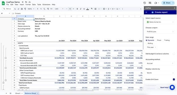 screenshot - LiveFlow FP&A Software Review: Expert Opinion for 2026