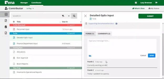 screenshot - Vena Financial Planning and Analysis Review for 2026