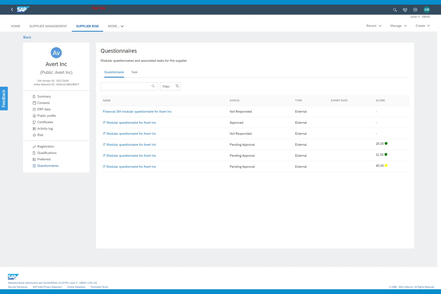 screenshot - SAP Ariba Spend Management Review For 2025