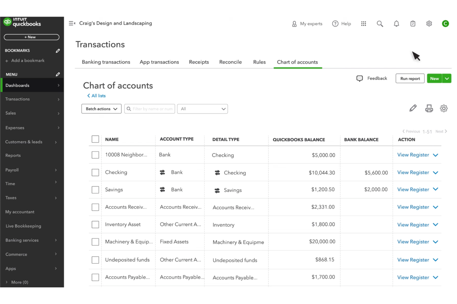 screenshot - Avis sur QuickBooks Online : Avantages, Inconvénients, Fonctionnalités et Tarification