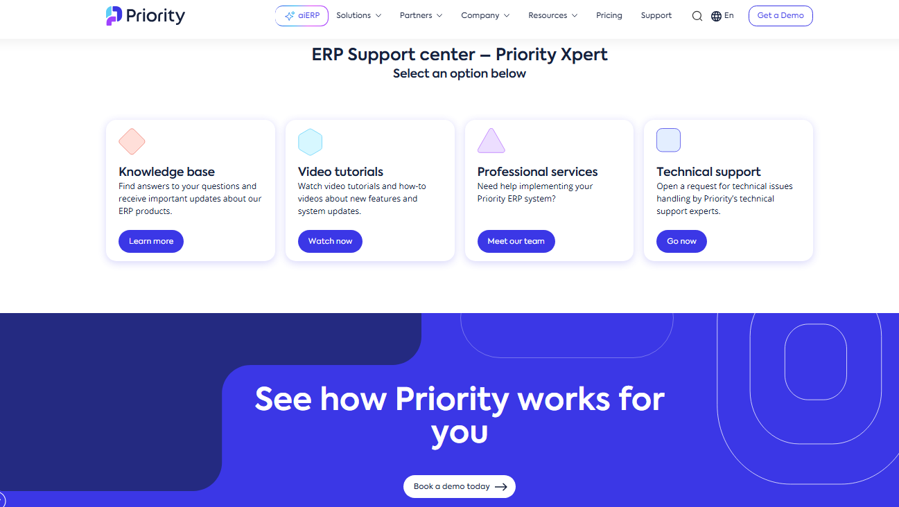 screenshot - Priority ERP Review: Pros, Cons, Features, and Pricing Overview
