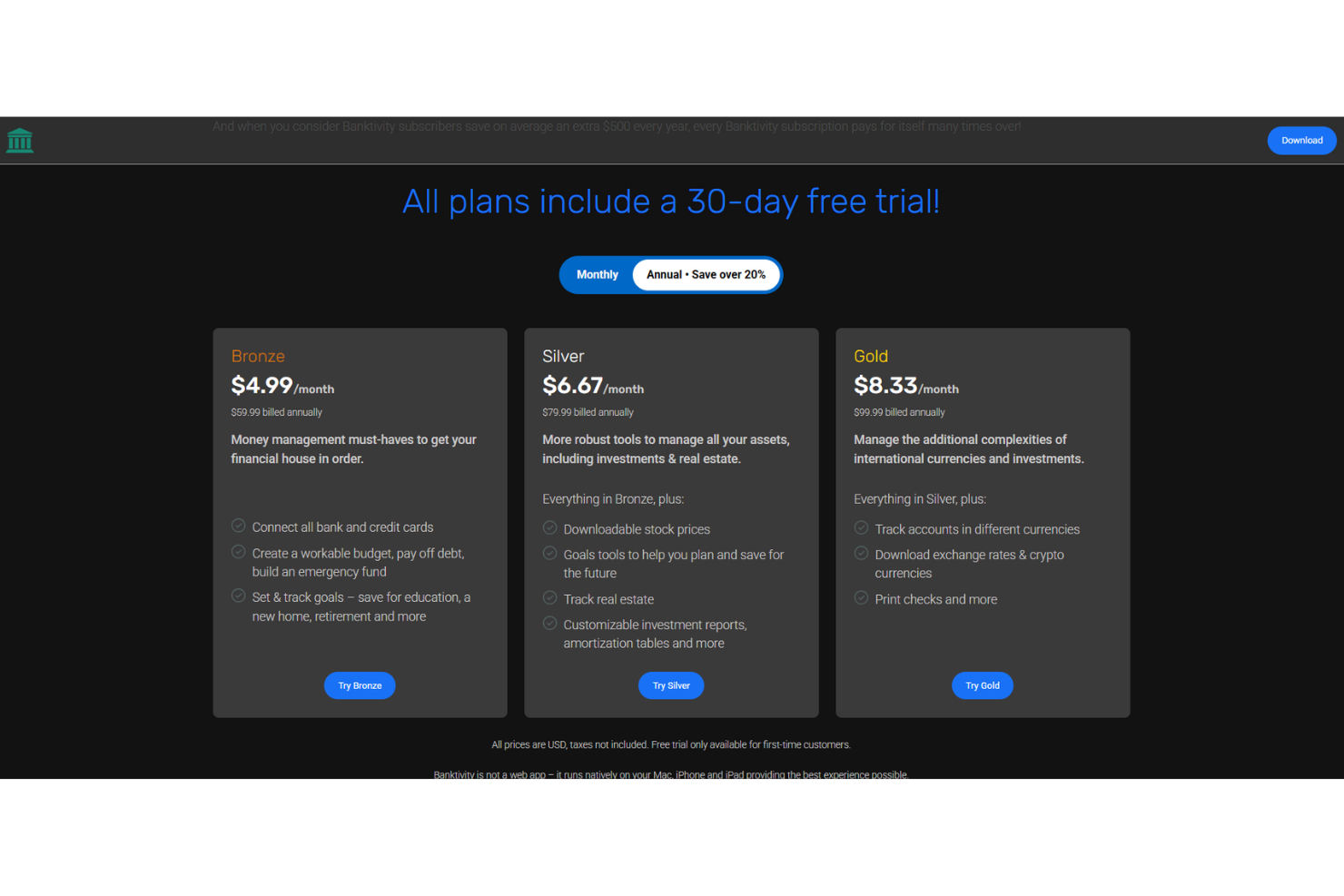 screenshot - Banktivity Review: Pros, Cons, Features, and Pricing