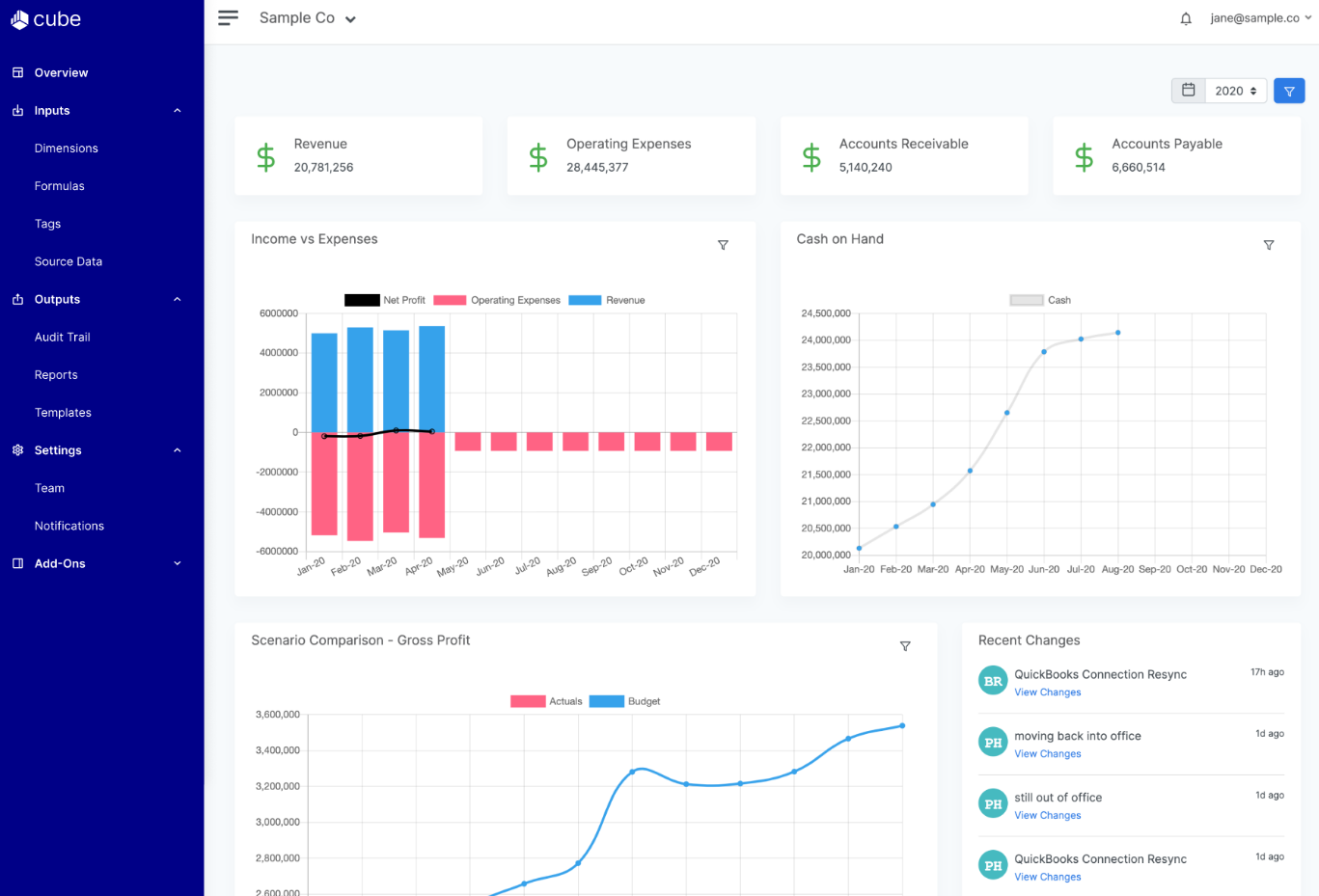 screenshot - Cube Software Review: Pros, Cons, Features, and Pricing