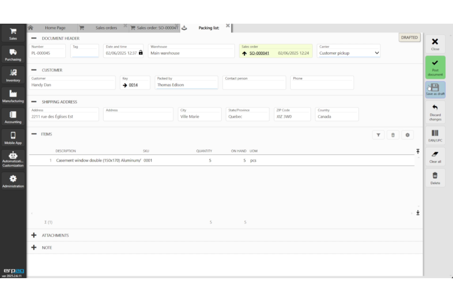 screenshot - ERPAG Review: Pros, Cons, Features and Pricing