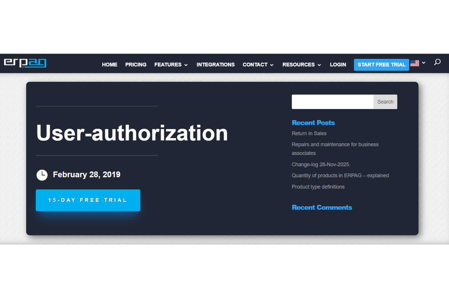 screenshot - ERPAG Review: Pros, Cons, Features and Pricing