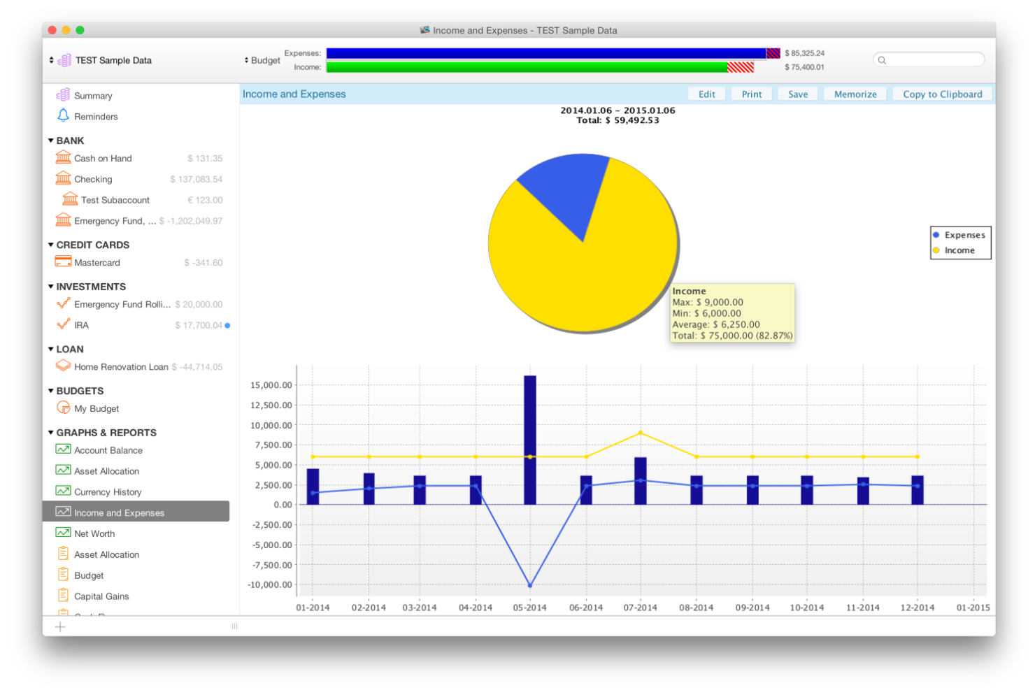 screenshot - Moneydance Review: Pros, Cons, Features, and Pricing