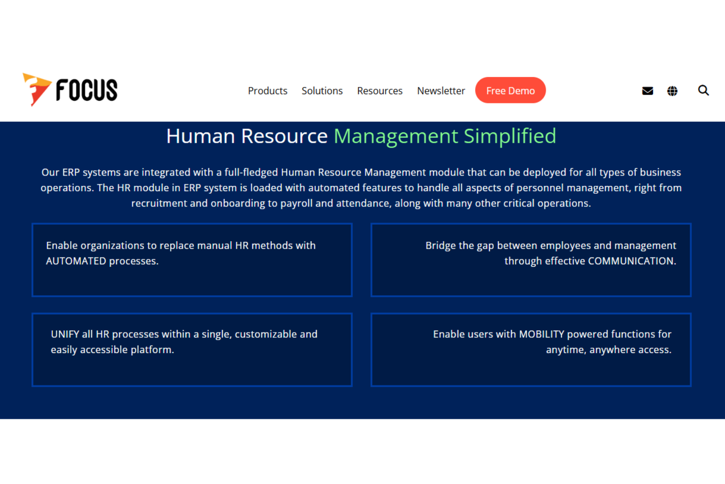 screenshot - Focus ERP Review: Pros, Cons, Features, and Pricing
