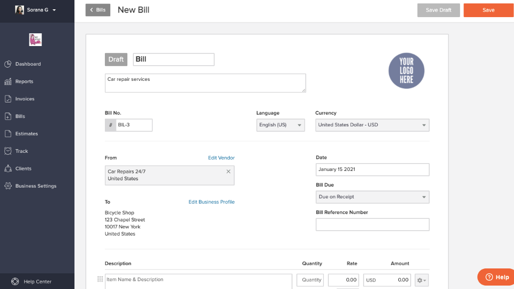 screenshot - invoicely Review: Pros, Cons, Features, and Pricing