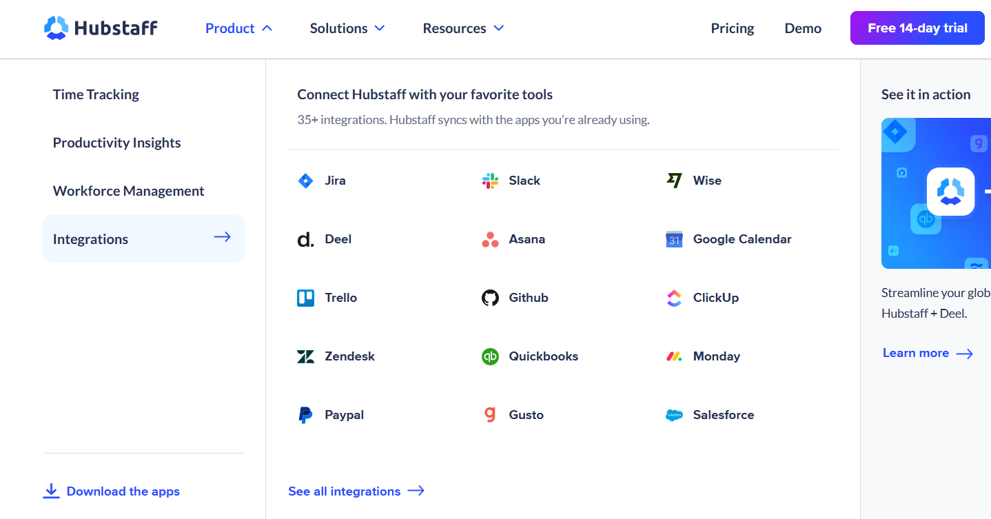 screenshot - Hubstaff Review: Pros, Cons, Features, and Pricing