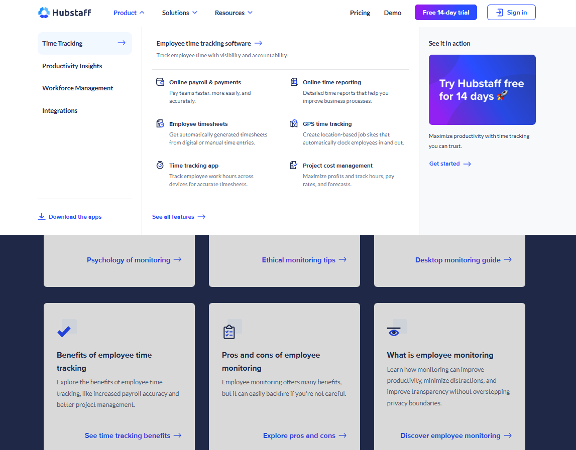 screenshot - Hubstaff Review: Pros, Cons, Features, and Pricing