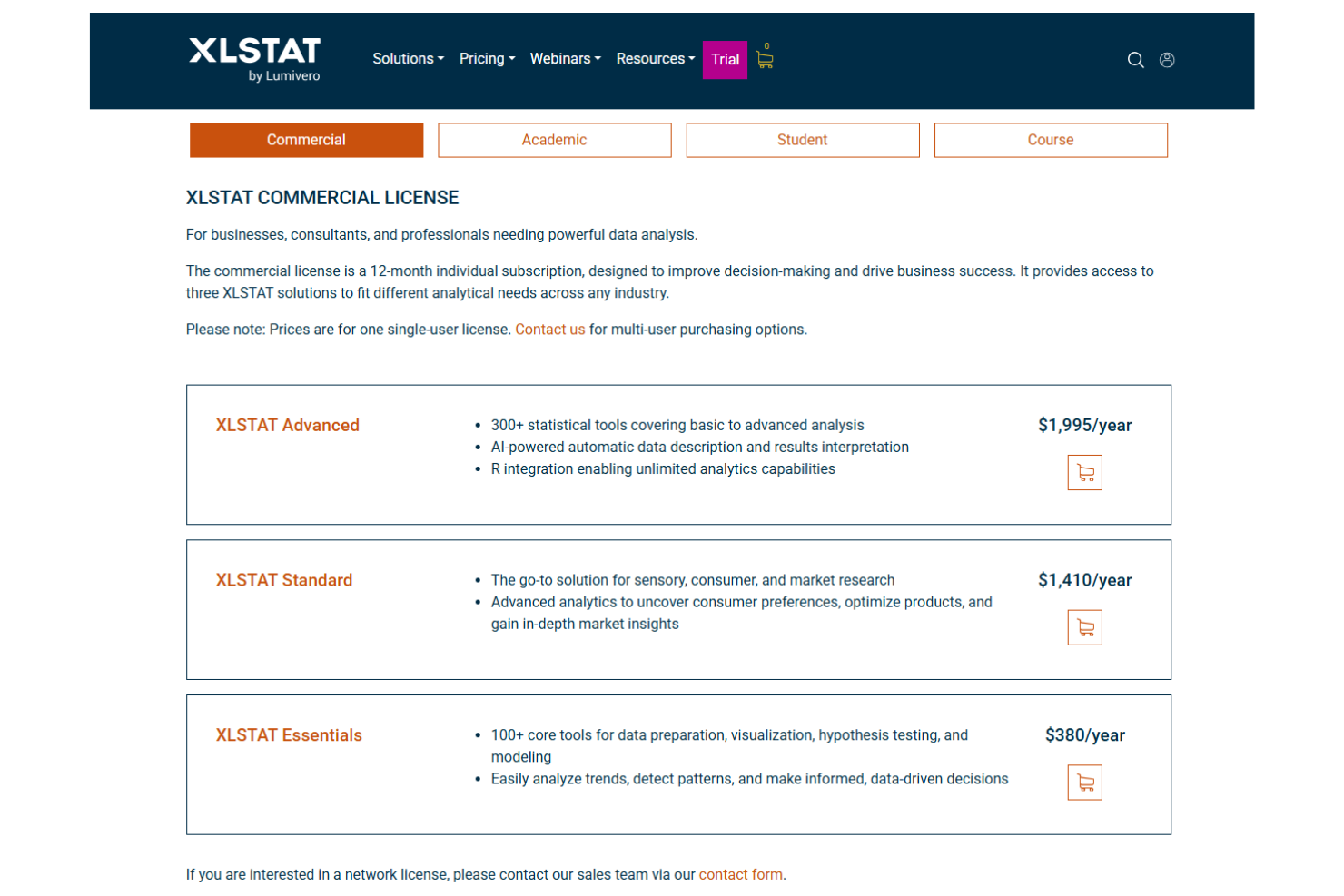 screenshot - XLSTAT Review: Pros, Cons, Features and Pricing