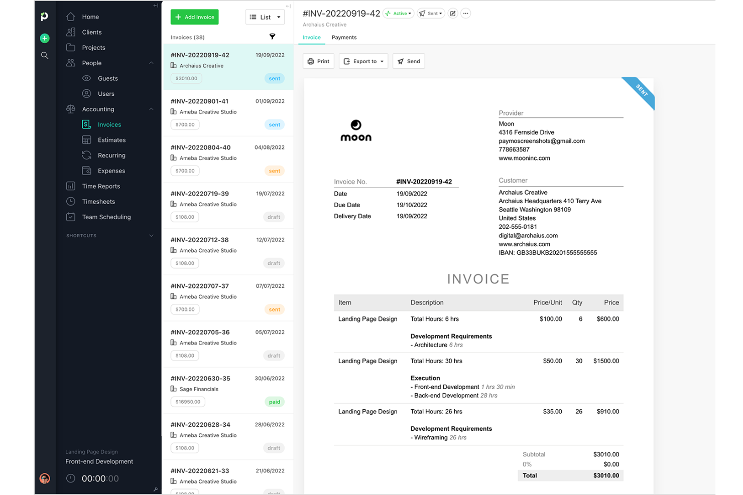 screenshot - Avis sur Paymo : Avantages, Inconvénients, Fonctionnalités et Tarification