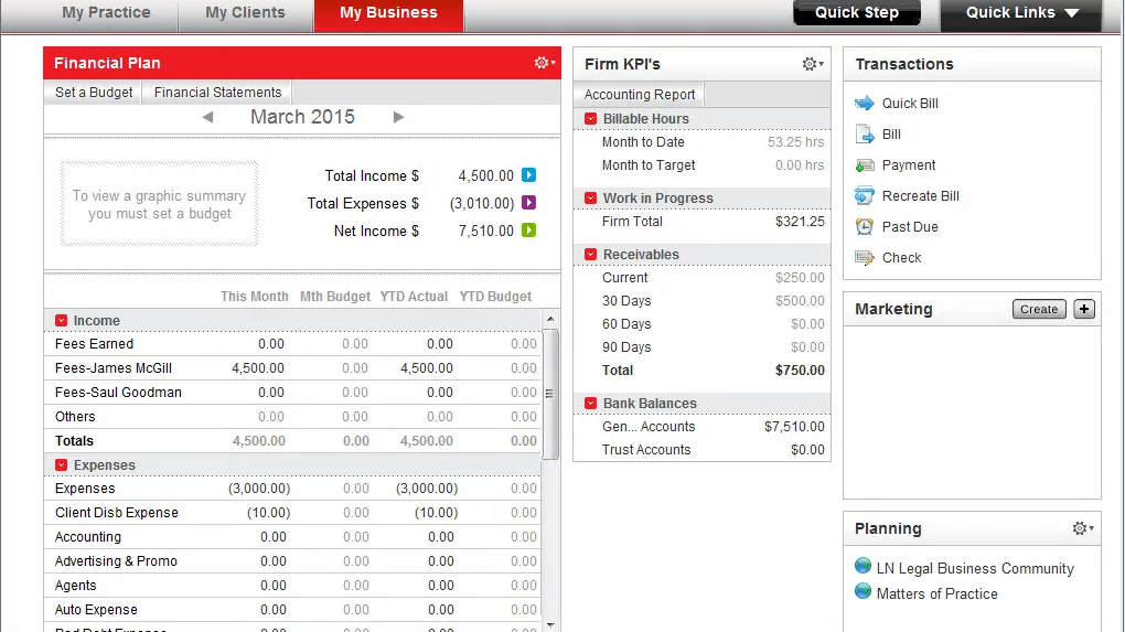 screenshot - PCLaw : Analyse approfondie – Avantages, inconvénients, fonctionnalités et tarifs