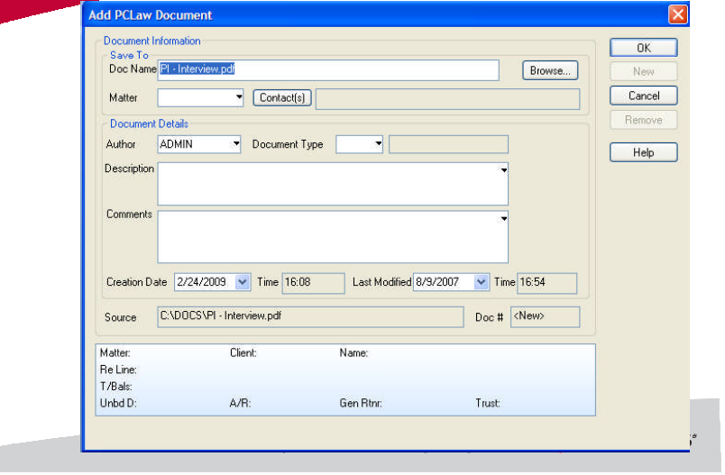 screenshot - PCLaw : Analyse approfondie – Avantages, inconvénients, fonctionnalités et tarifs