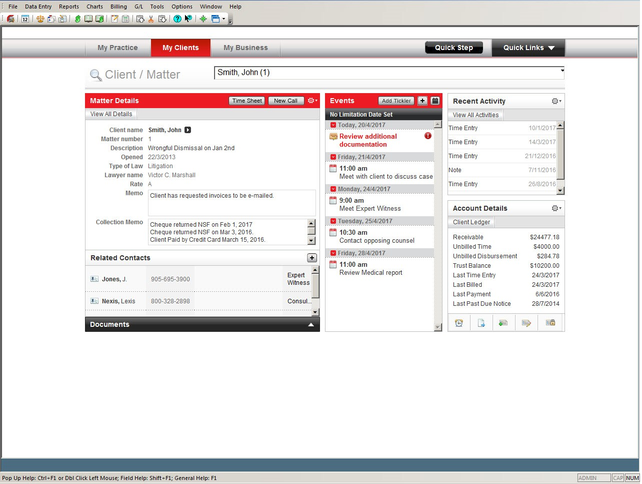 screenshot - PCLaw : Analyse approfondie – Avantages, inconvénients, fonctionnalités et tarifs