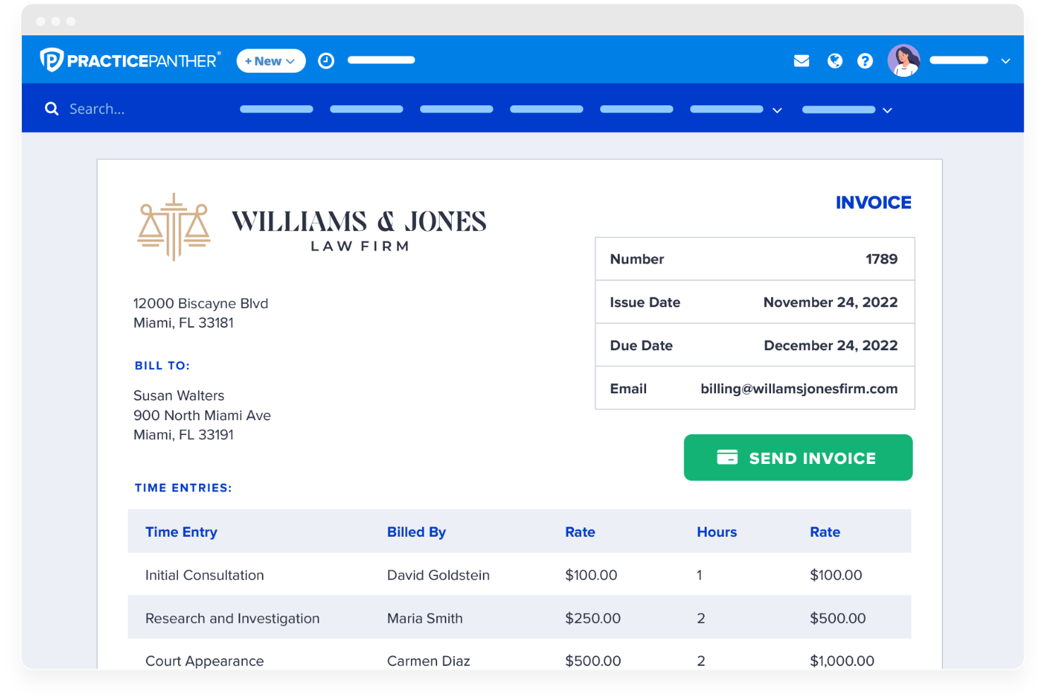screenshot - PracticePanther Review: Pros, Cons, Features and Pricing