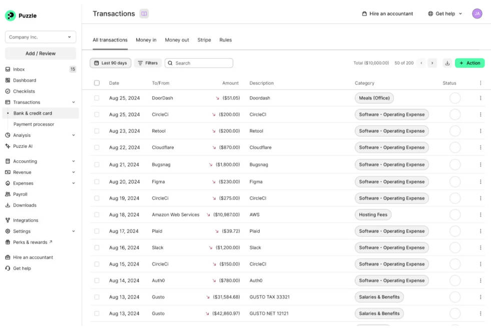 screenshot - Puzzle Review: Pros, Cons, Features and Pricing