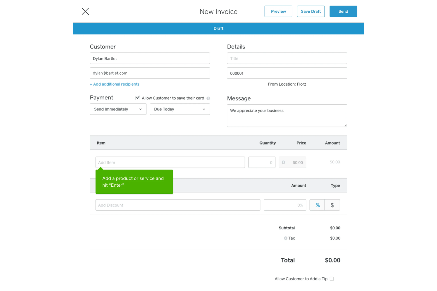 screenshot - Square Invoices Review: Pros, Cons, Features and Pricing