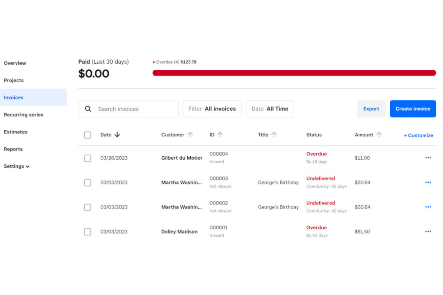 screenshot - Square Invoices Review: Pros, Cons, Features and Pricing