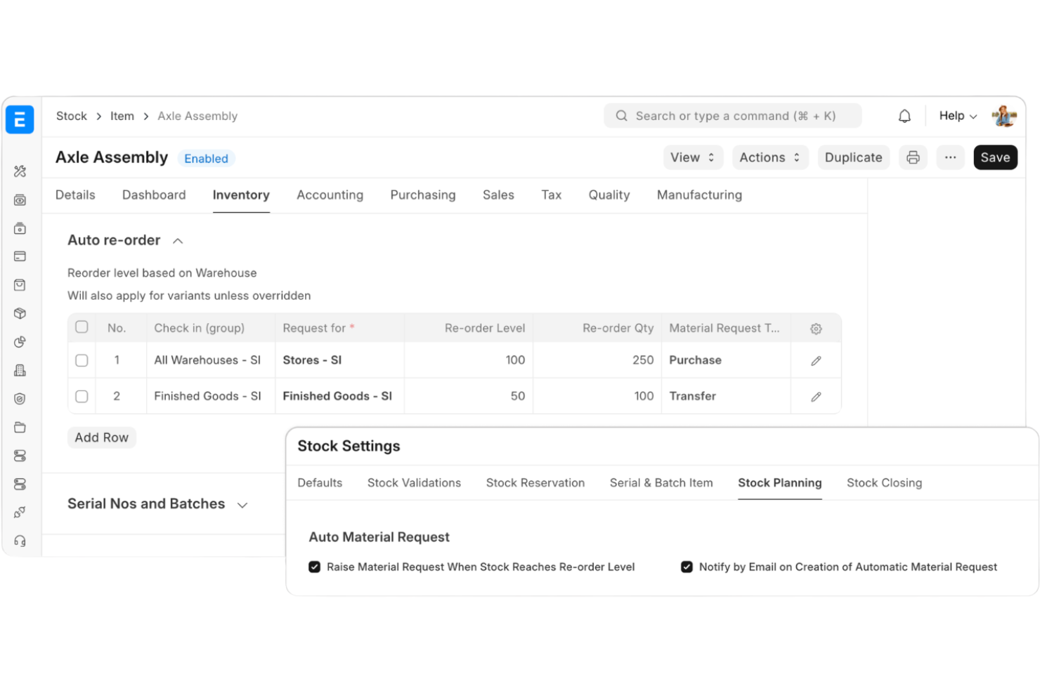screenshot - ERPNext Review 2026: Pros, Cons, Features, and Pricing